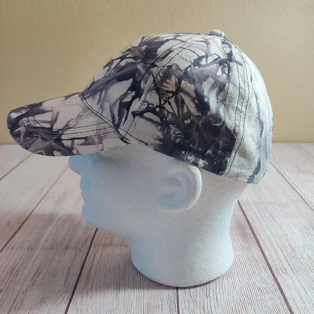 Justice youth iridescent letter E tie dye adjustable cap